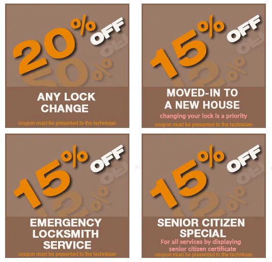 Lake Buena Vista FL Locksmith Store, Lake Buena Vista, FL 407-734-2345 - coupon19-set-four